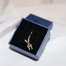 Load image into Gallery viewer, Rabbit with Zircons earrings