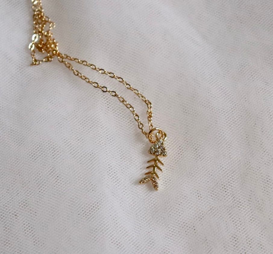 Fish Bone necklace