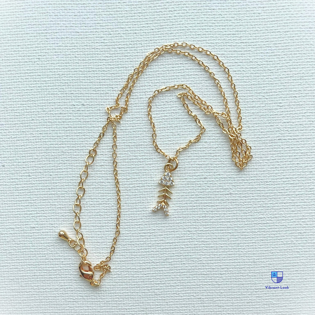 Fish Bone necklace