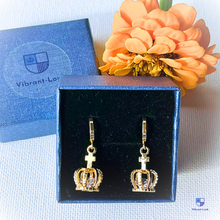 Load image into Gallery viewer, Regal Crown Earings
