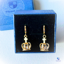 Load image into Gallery viewer, Regal Crown Earings
