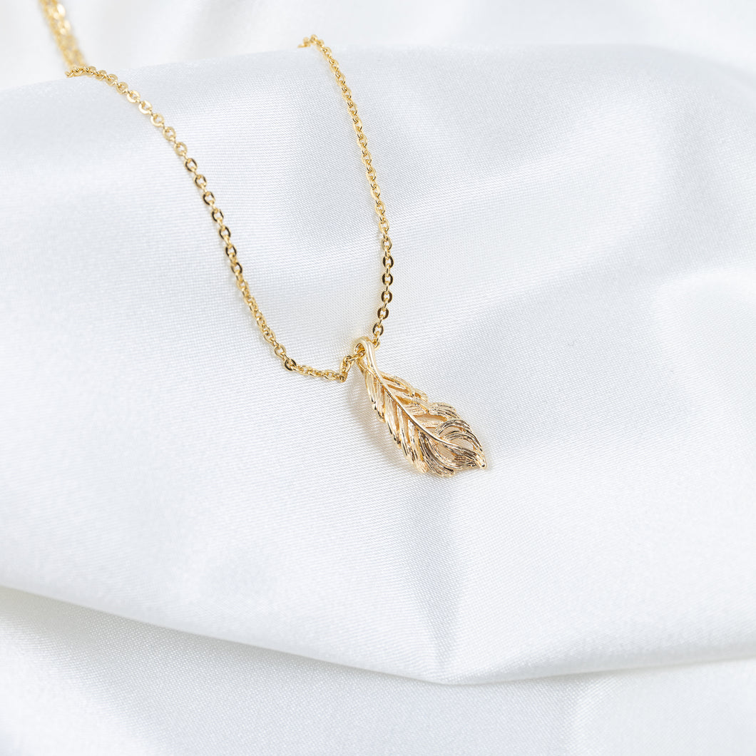 Feather necklace