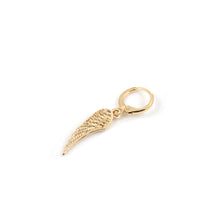 Load image into Gallery viewer, Angel Wing hoop Earrings
